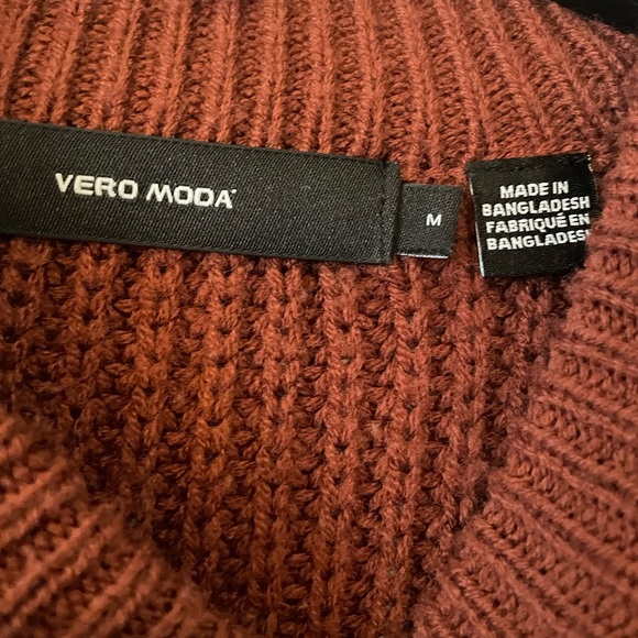 Vero Moda Shaker Stitch Crewneck Sweater Size M - Picture 2 of 5